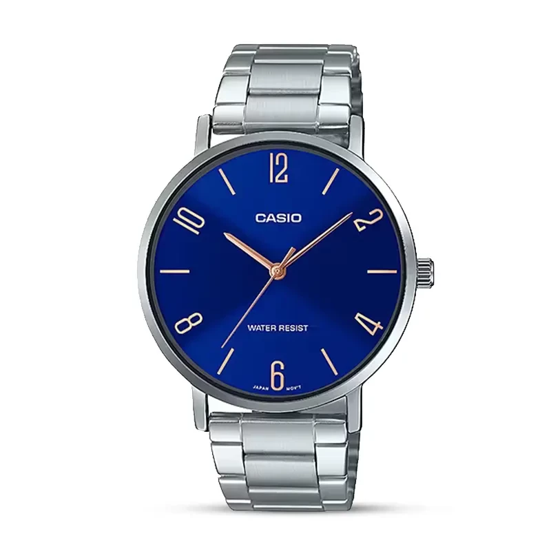 Casio Enticer MTP-VT01D-2B2 Blue Dial Men's Watch